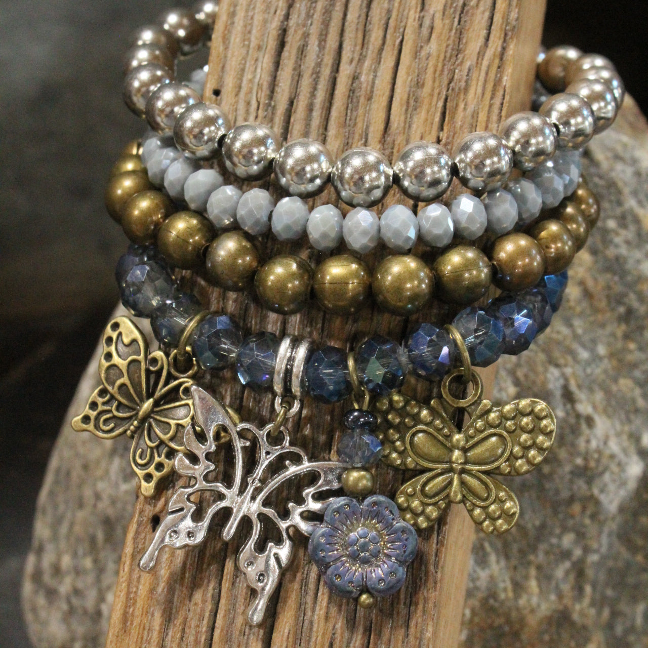 Flutter & Fly Charm'd Bracelet Set