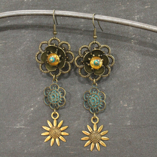 Busy Bee Dangle Earrings