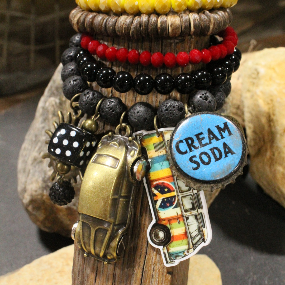 Headed Back To The 60's Charm'd Bracelet Set