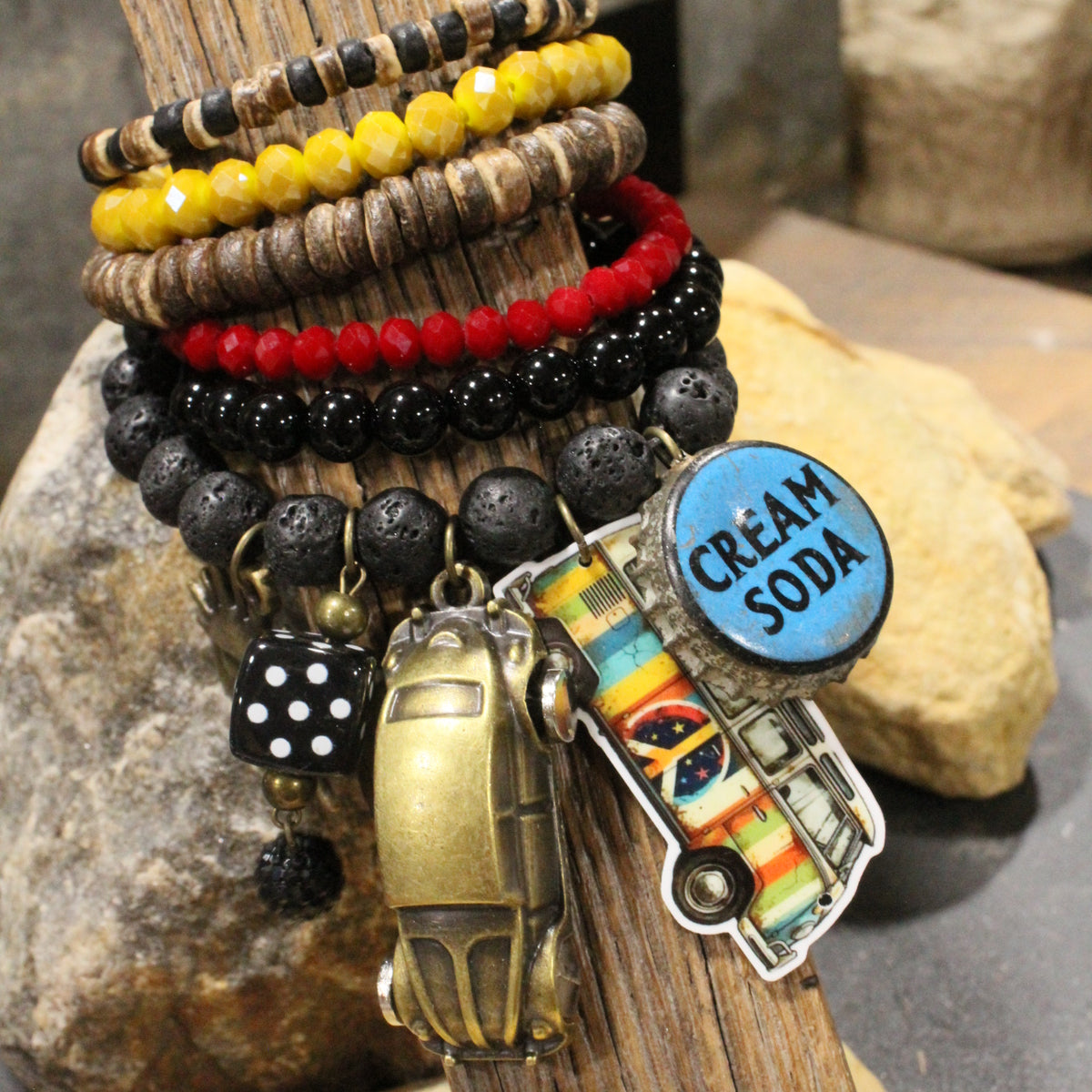 Headed Back To The 60's Charm'd Bracelet Set