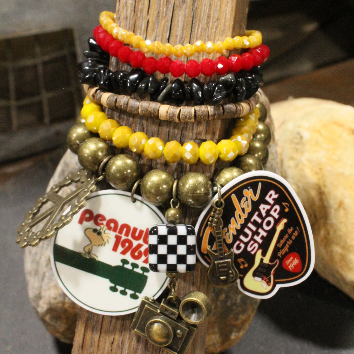 Woodstock & Fender Charm'd Bracelet Set