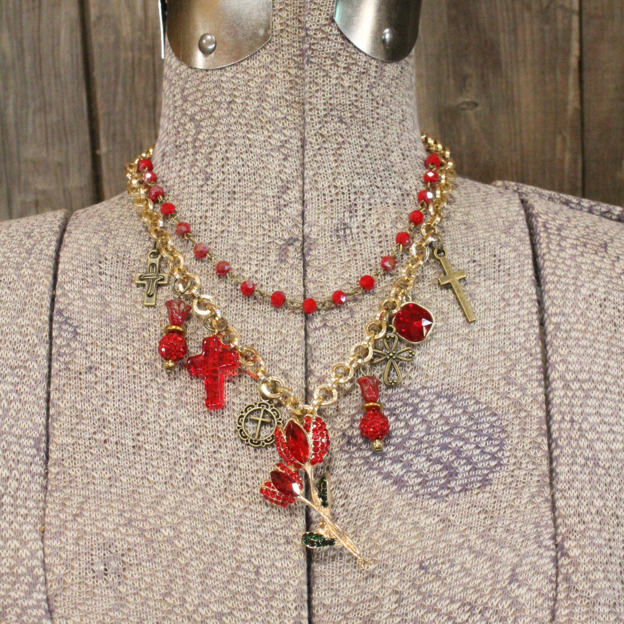 Springtime Blessings Charm'd Necklace