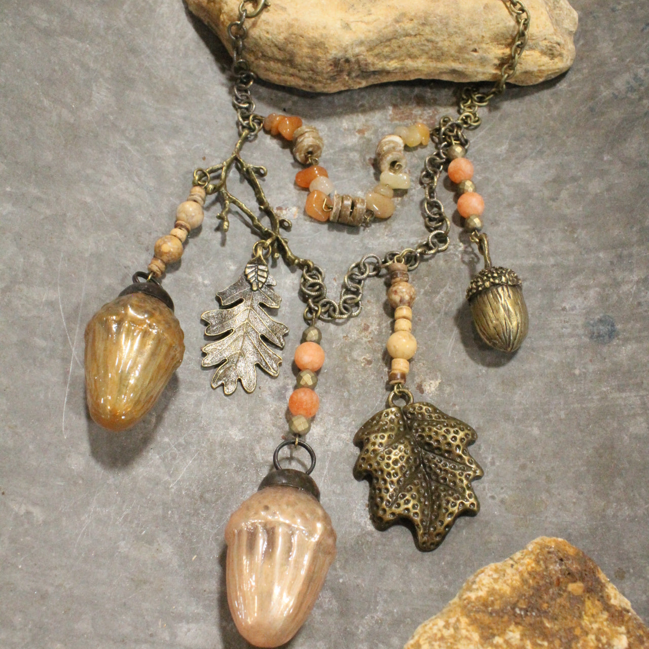 Autumn Is In The Air Charm'd Necklace