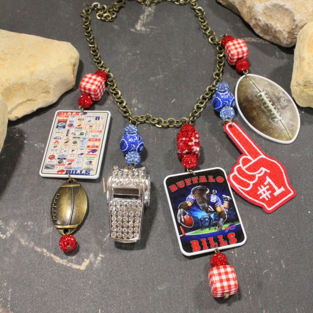 How 'Bout Those Bills Charm'd Necklace
