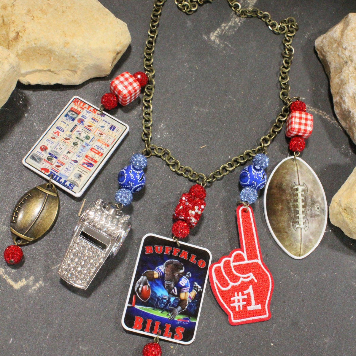 How 'Bout Those Bills Charm'd Necklace