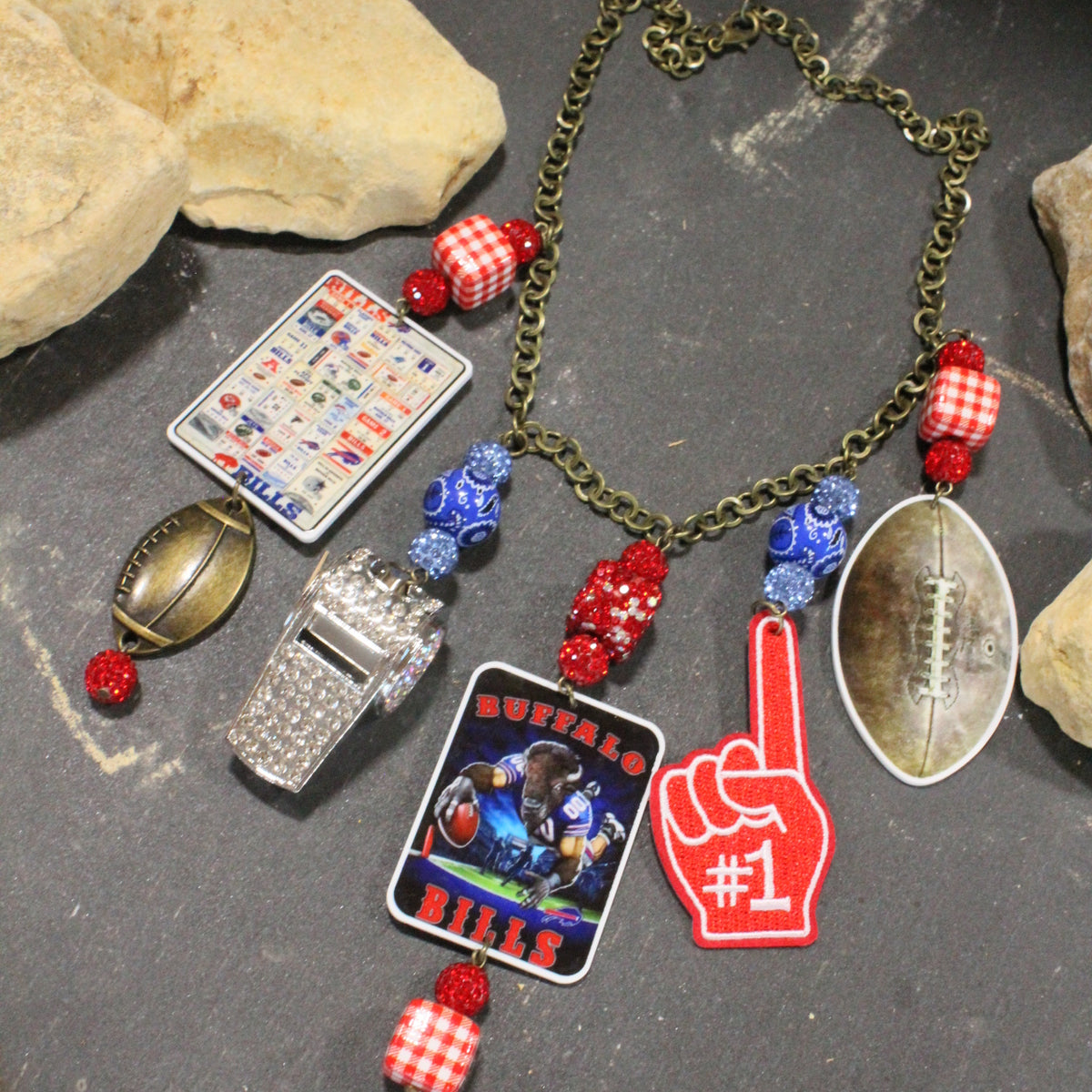 How 'Bout Those Bills Charm'd Necklace