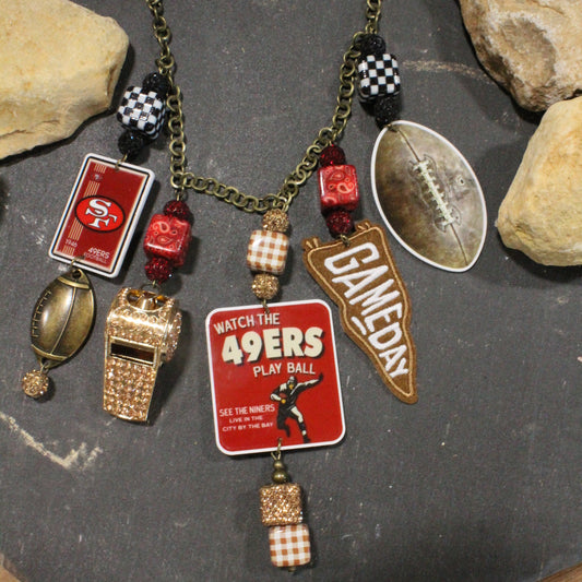 How 'Bout Those 49ers Charm'd Necklace