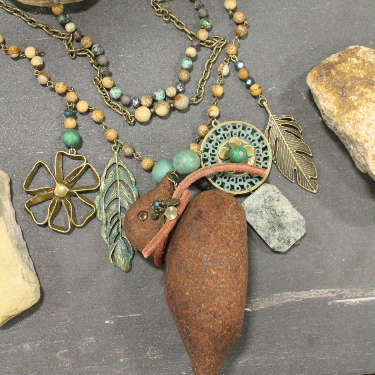 One Of A Kind Duck Duck Goose Layered Necklace