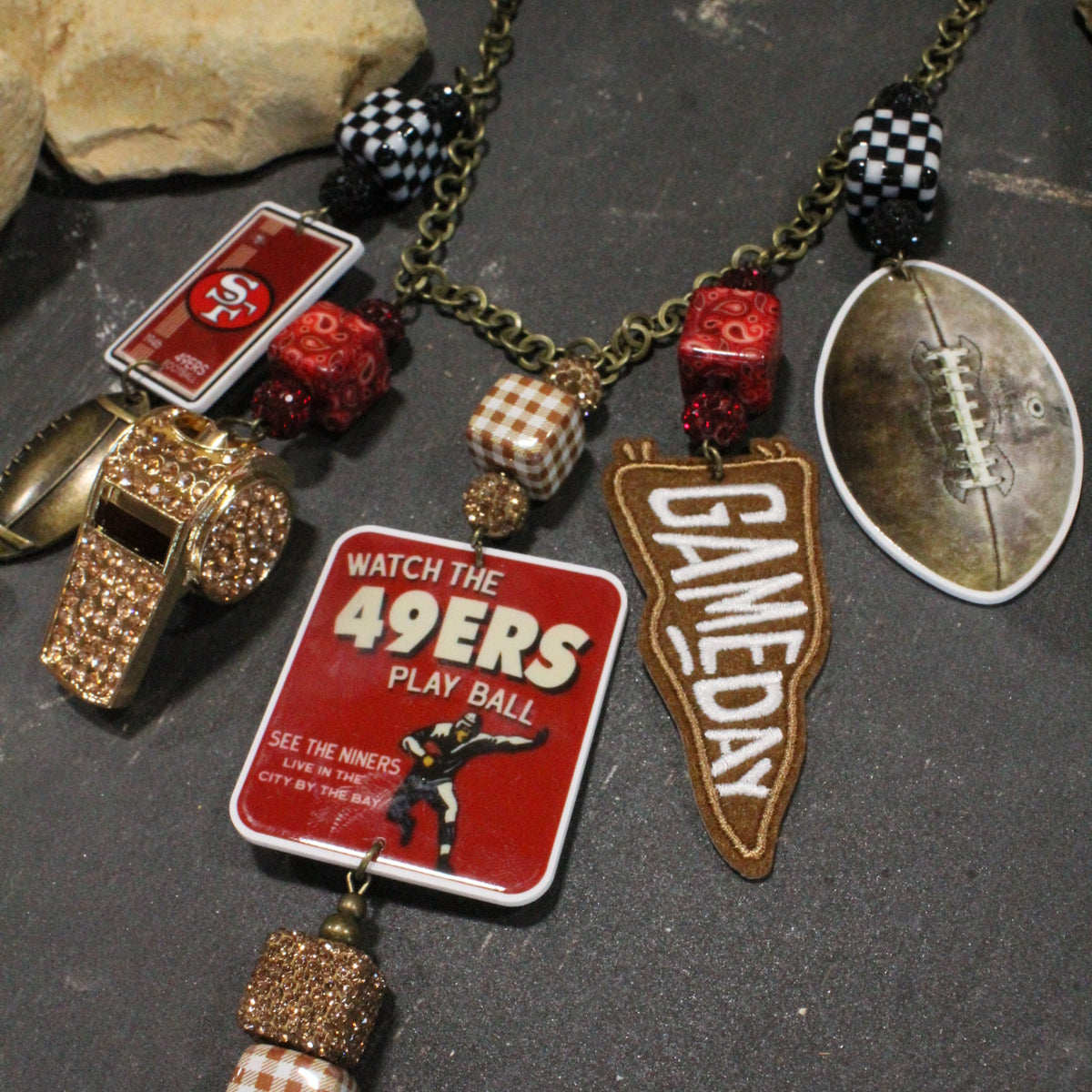 How 'Bout Those 49ers Charm'd Necklace
