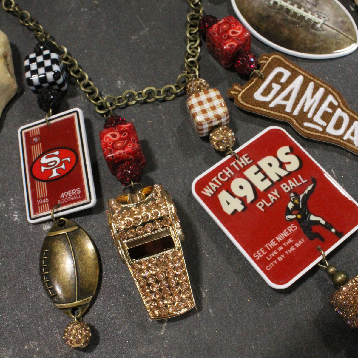 How 'Bout Those 49ers Charm'd Necklace