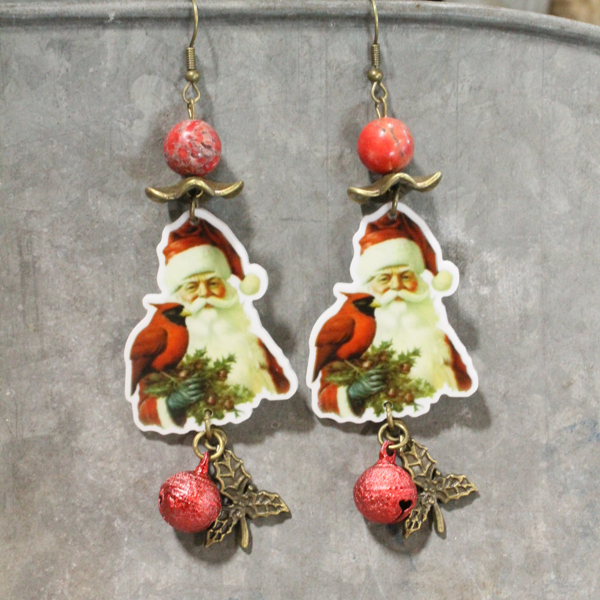 Cardinal Kris Dangle Earrings