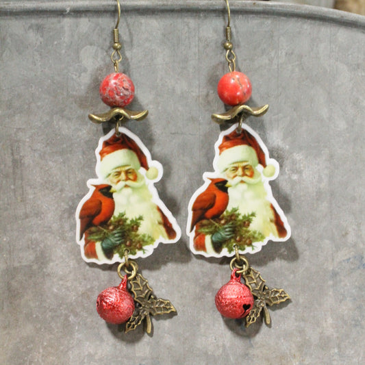 Cardinal Kris Dangle Earrings