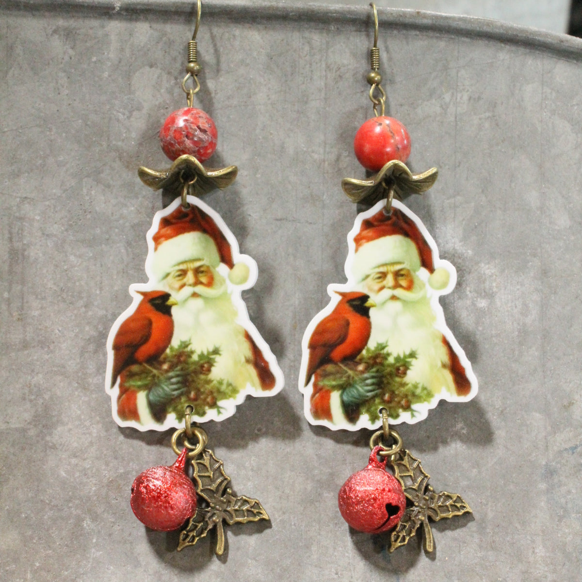 Cardinal Kris Dangle Earrings