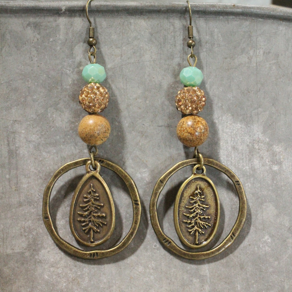 Picking A Tree Dangle Earrings