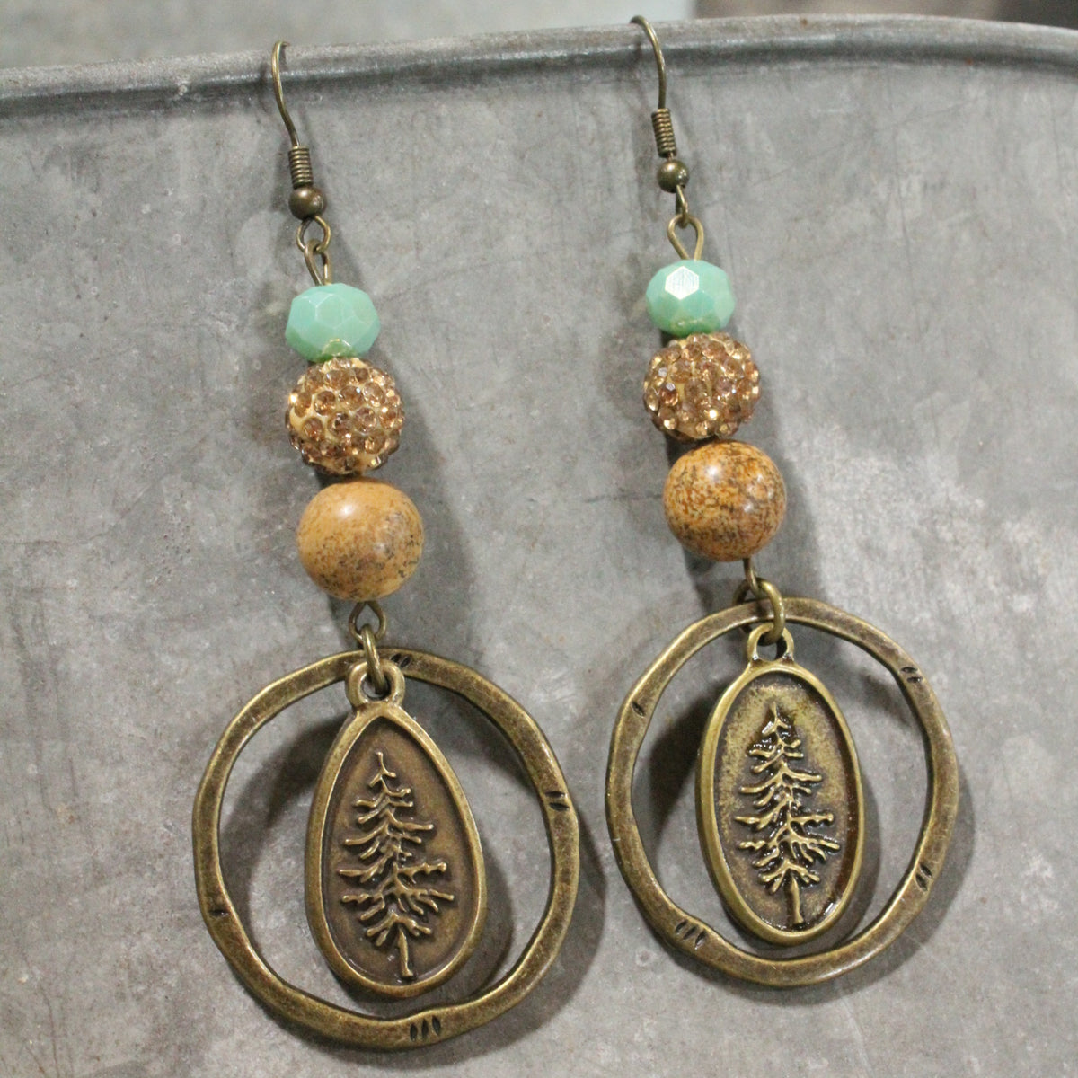 Picking A Tree Dangle Earrings