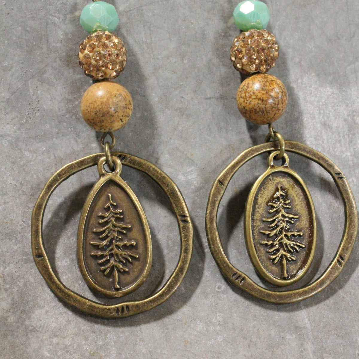 Picking A Tree Dangle Earrings