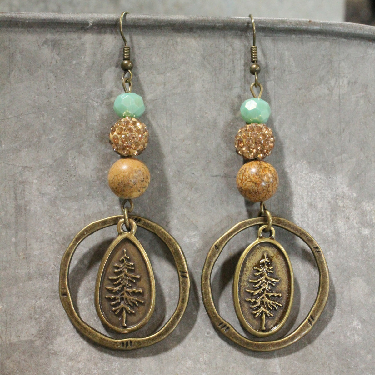 Picking A Tree Dangle Earrings