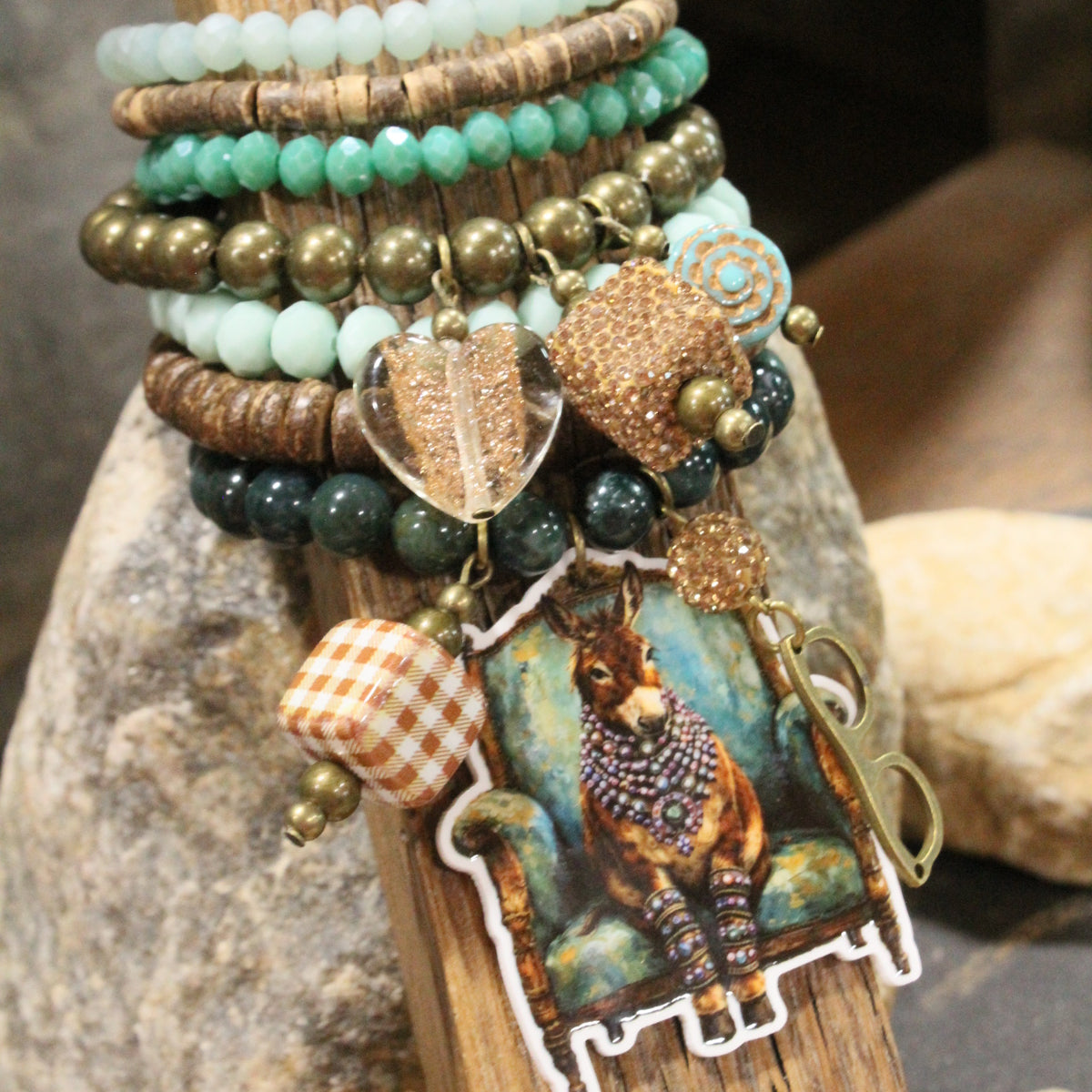Crazy Donkey Days Charm'd Bracelet Set