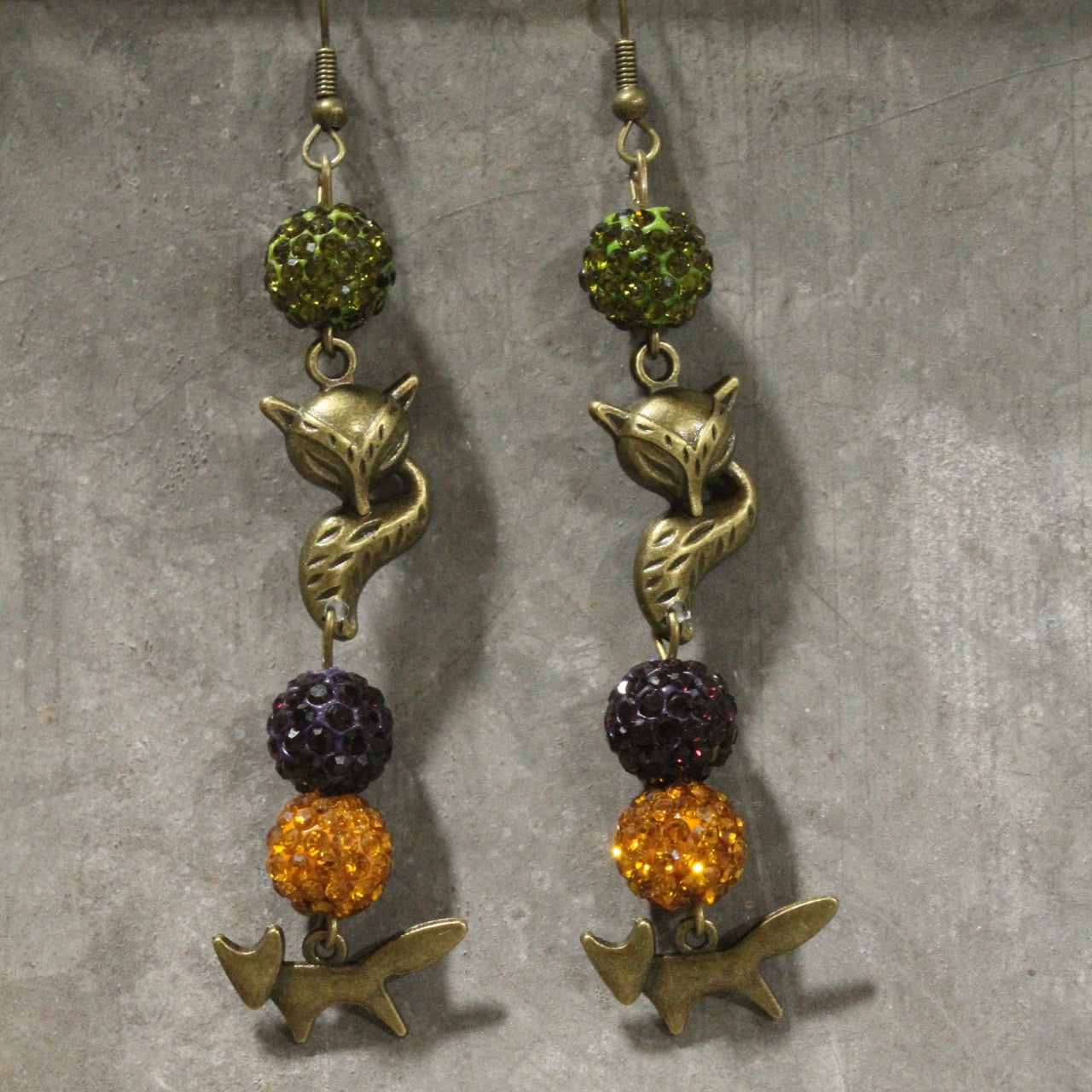 Miss Foxy Dangle Earrings