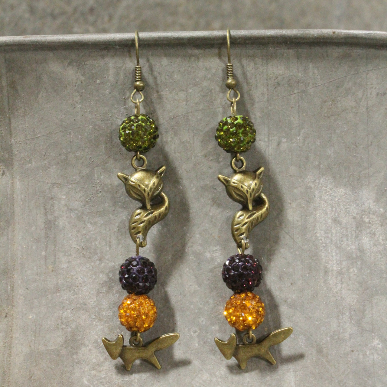 Miss Foxy Dangle Earrings