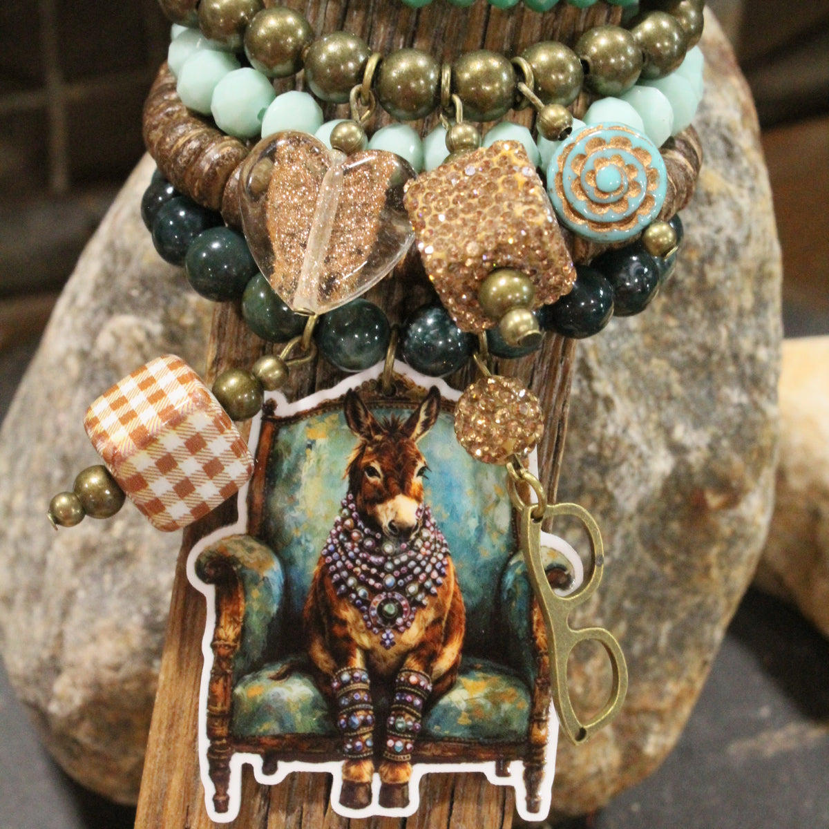 Crazy Donkey Days Charm'd Bracelet Set
