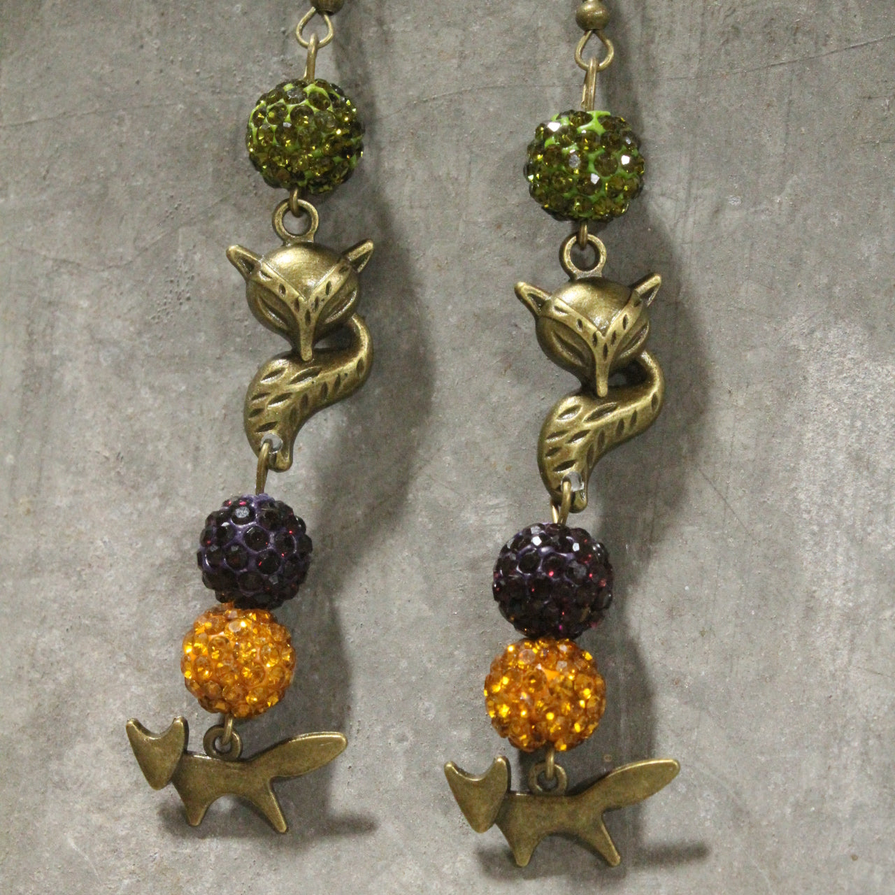 Miss Foxy Dangle Earrings