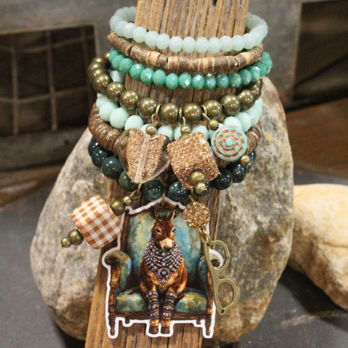 Crazy Donkey Days Charm'd Bracelet Set