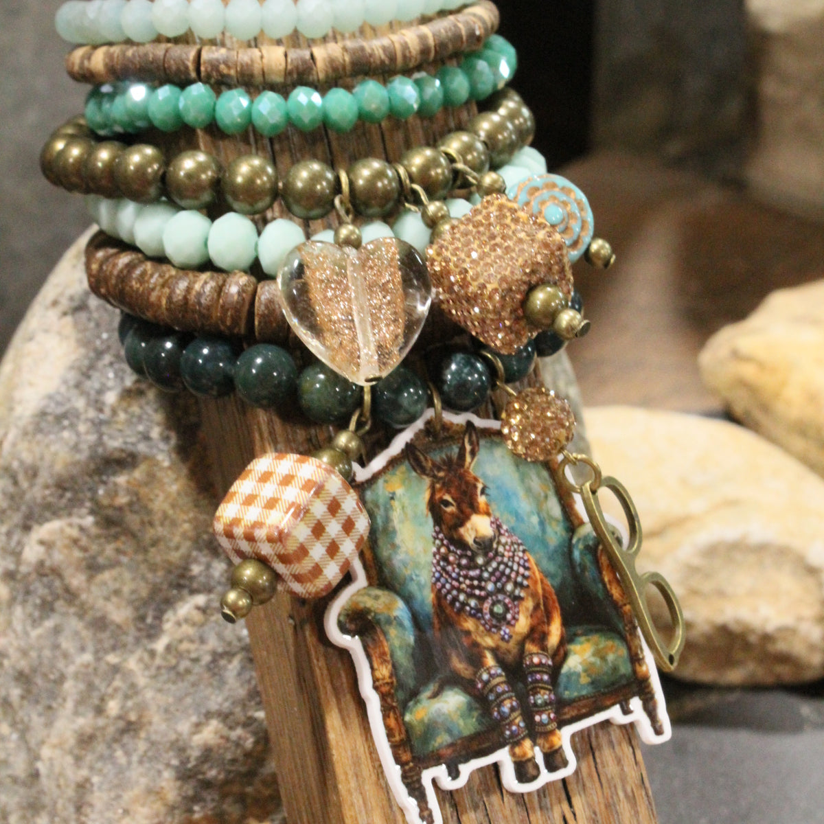 Crazy Donkey Days Charm'd Bracelet Set