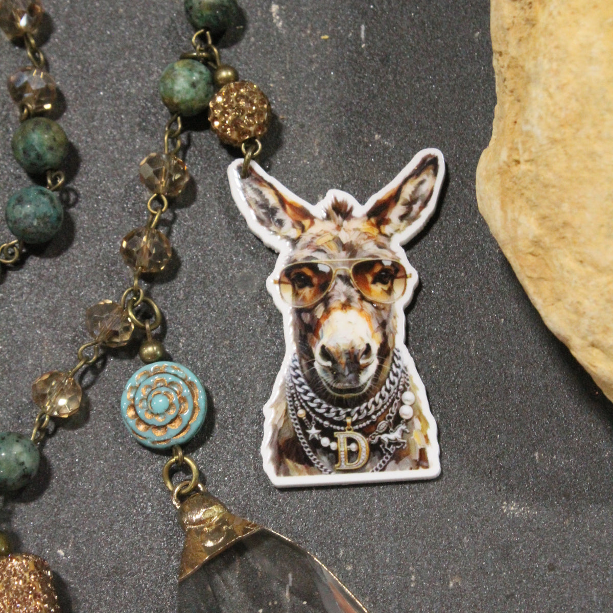 Crazy Donkey Days Charm'd Necklace