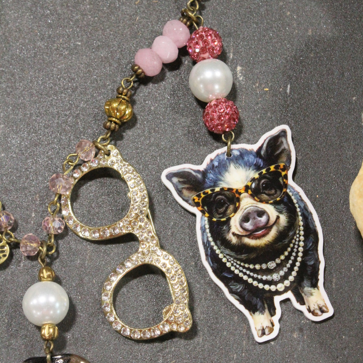 Crazy Hog Wash Days Charm'd Necklace