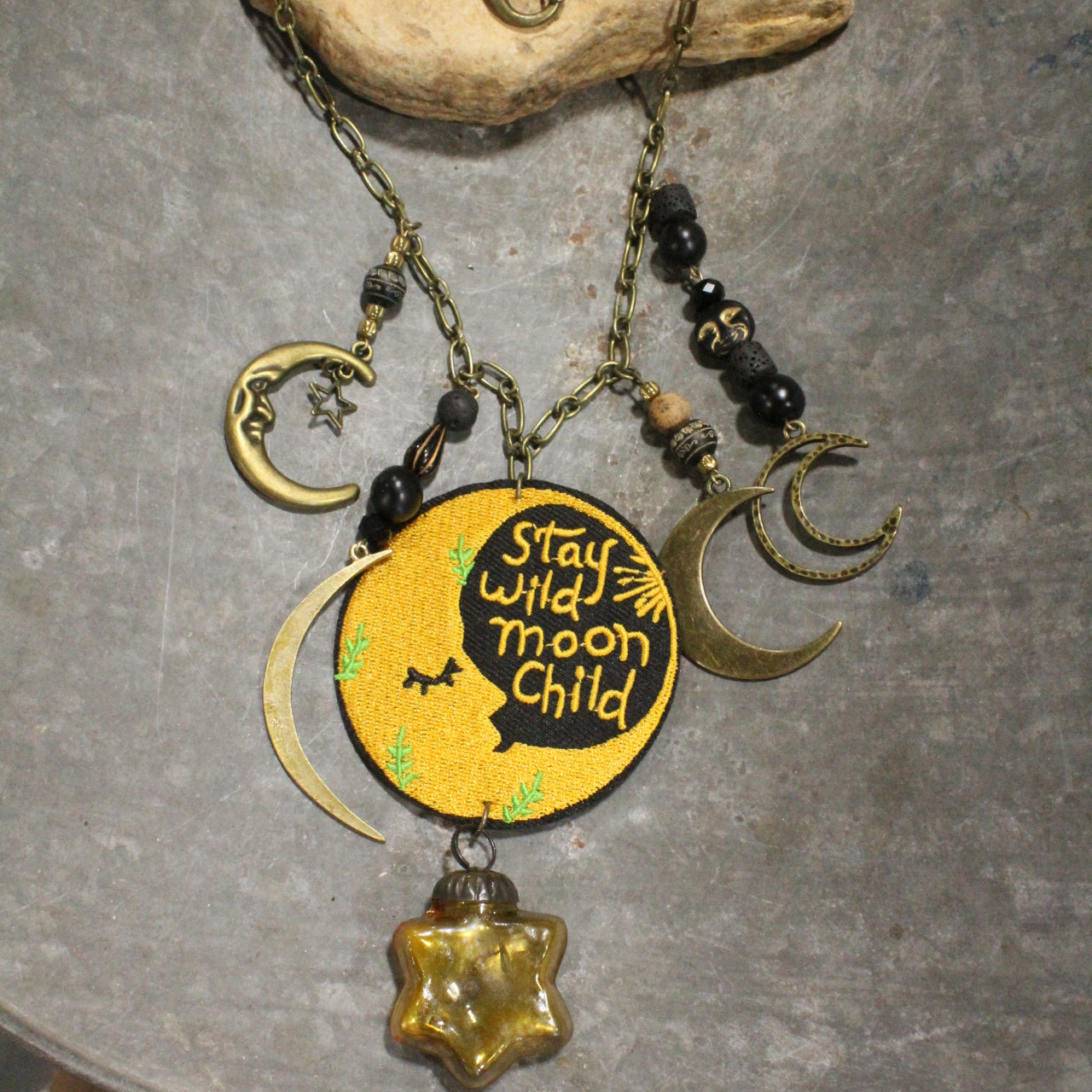 STAY WILD MOON CHILD... Charm'd Necklace