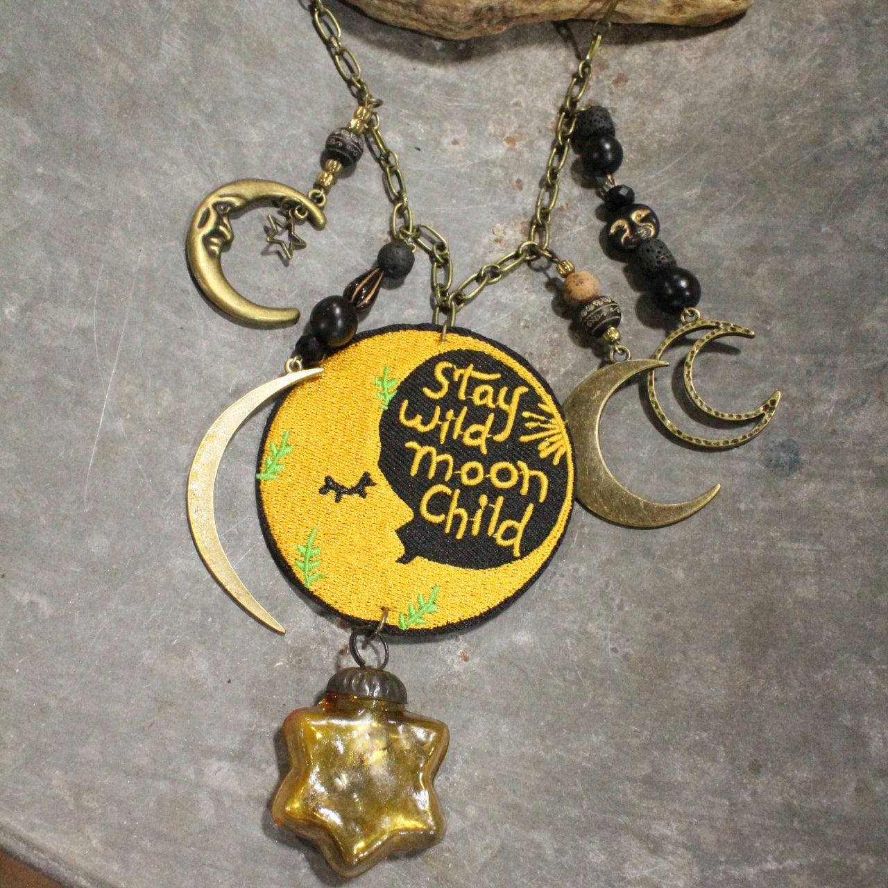 STAY WILD MOON CHILD... Charm'd Necklace