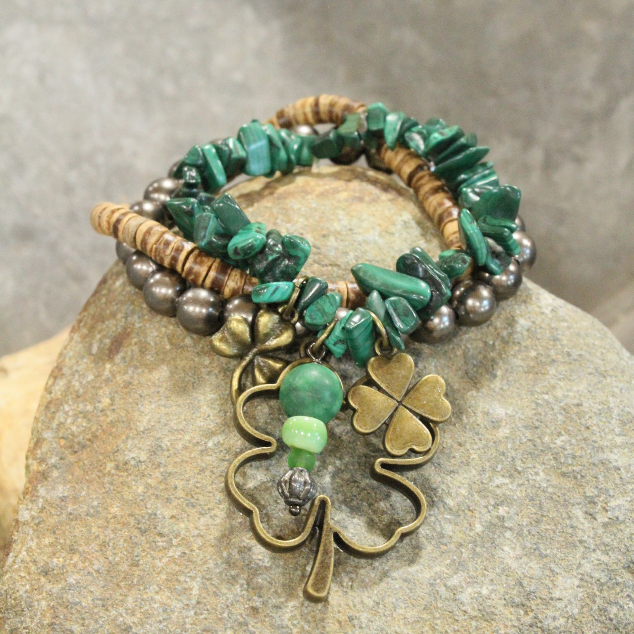 All Kinds Of Luck Shamrock Bracelet Set