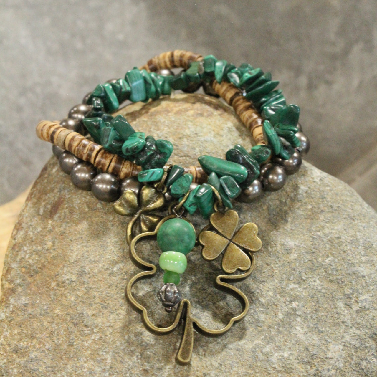 All Kinds Of Luck Shamrock Bracelet Set