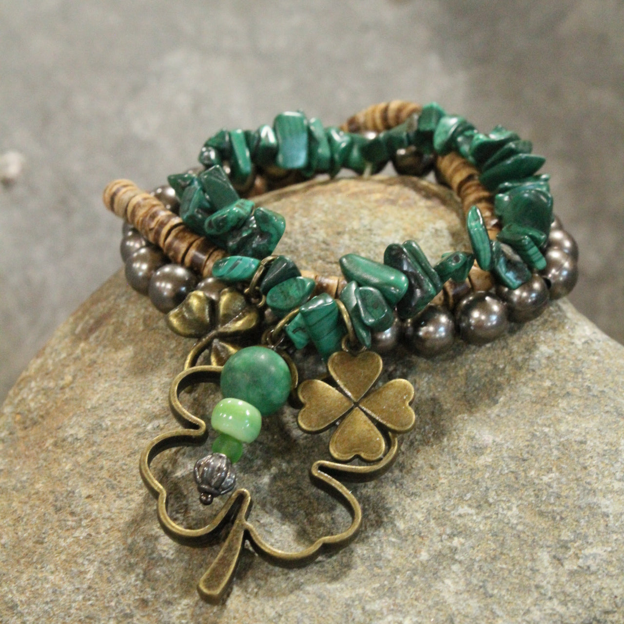 All Kinds Of Luck Shamrock Bracelet Set