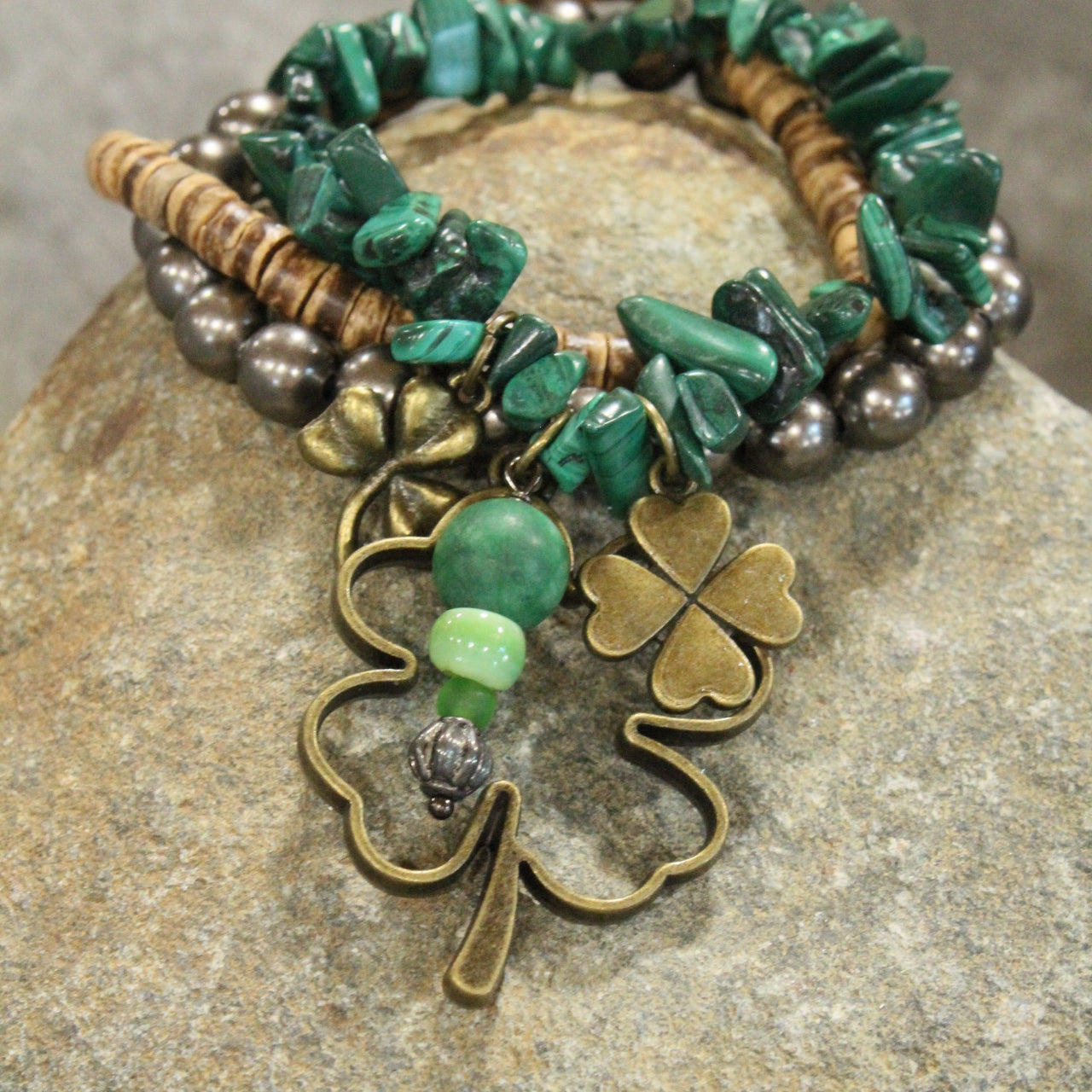 All Kinds Of Luck Shamrock Bracelet Set