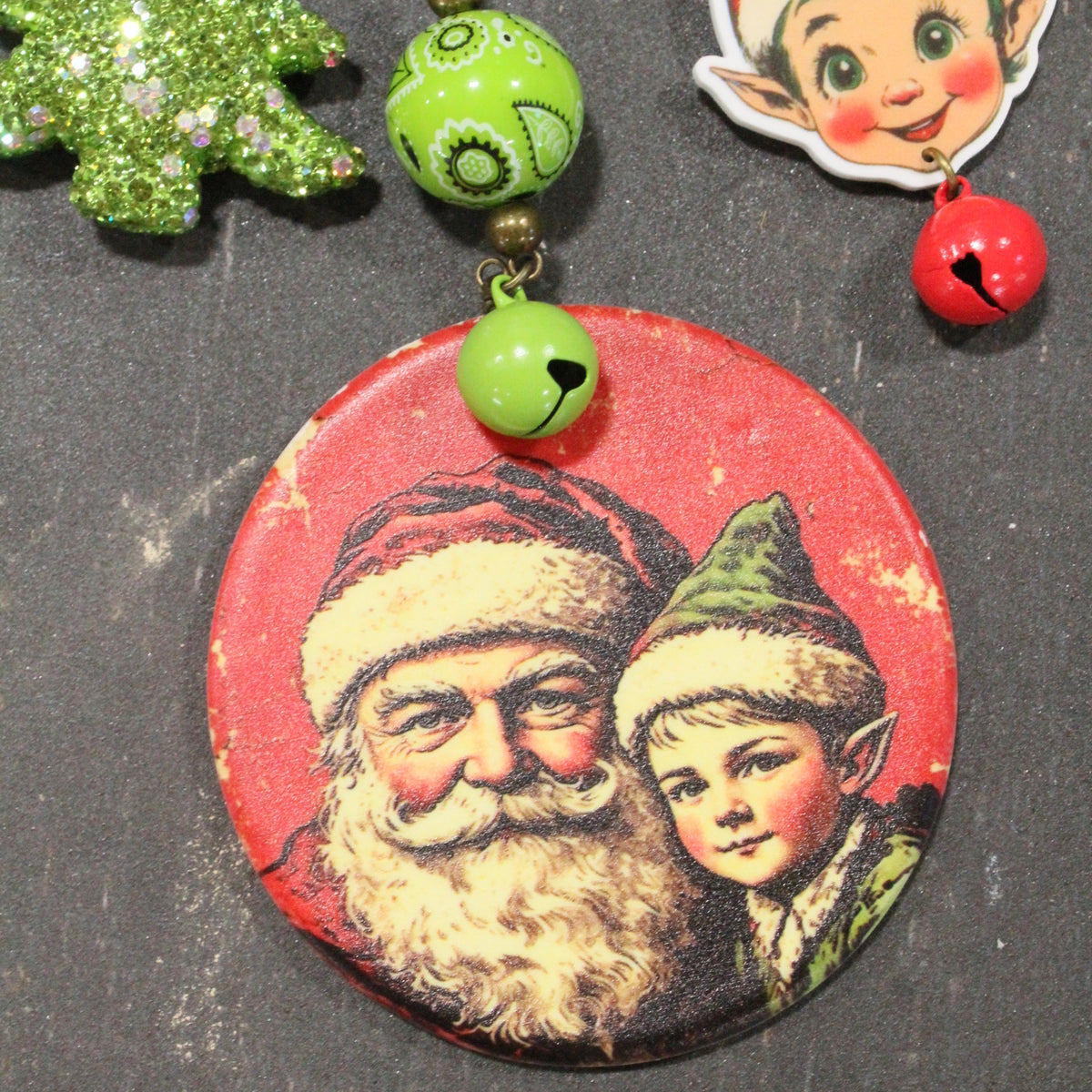 Santa's Lil' Helpers Charm'd Necklace