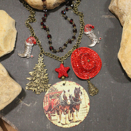 Nostalgic Christmas Memories Charm'd Necklace