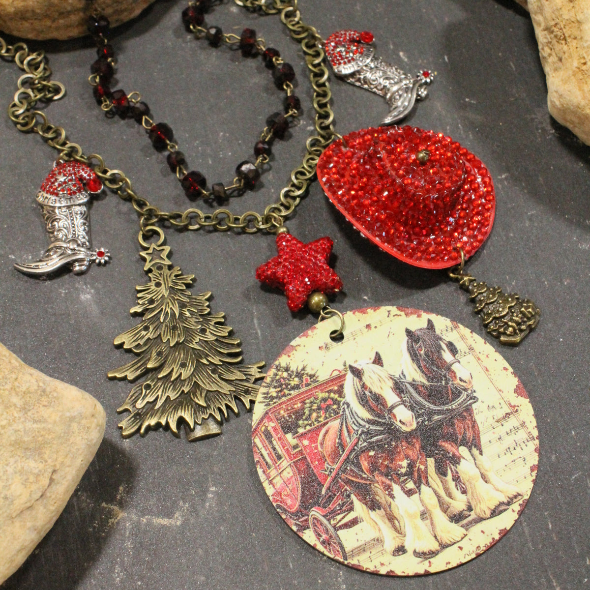 Nostalgic Christmas Memories Charm'd Necklace
