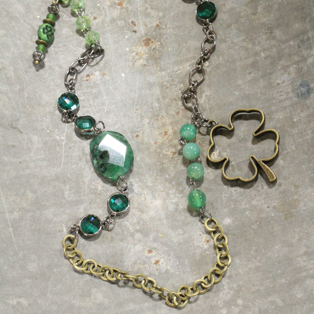 Luck Is With The Leprechaun Necklace