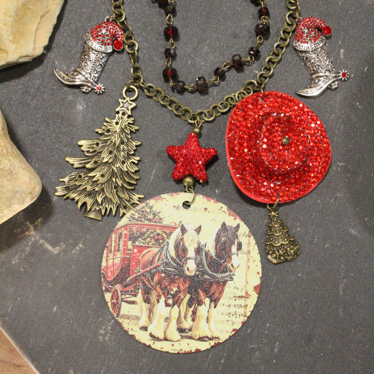 Nostalgic Christmas Memories Charm'd Necklace