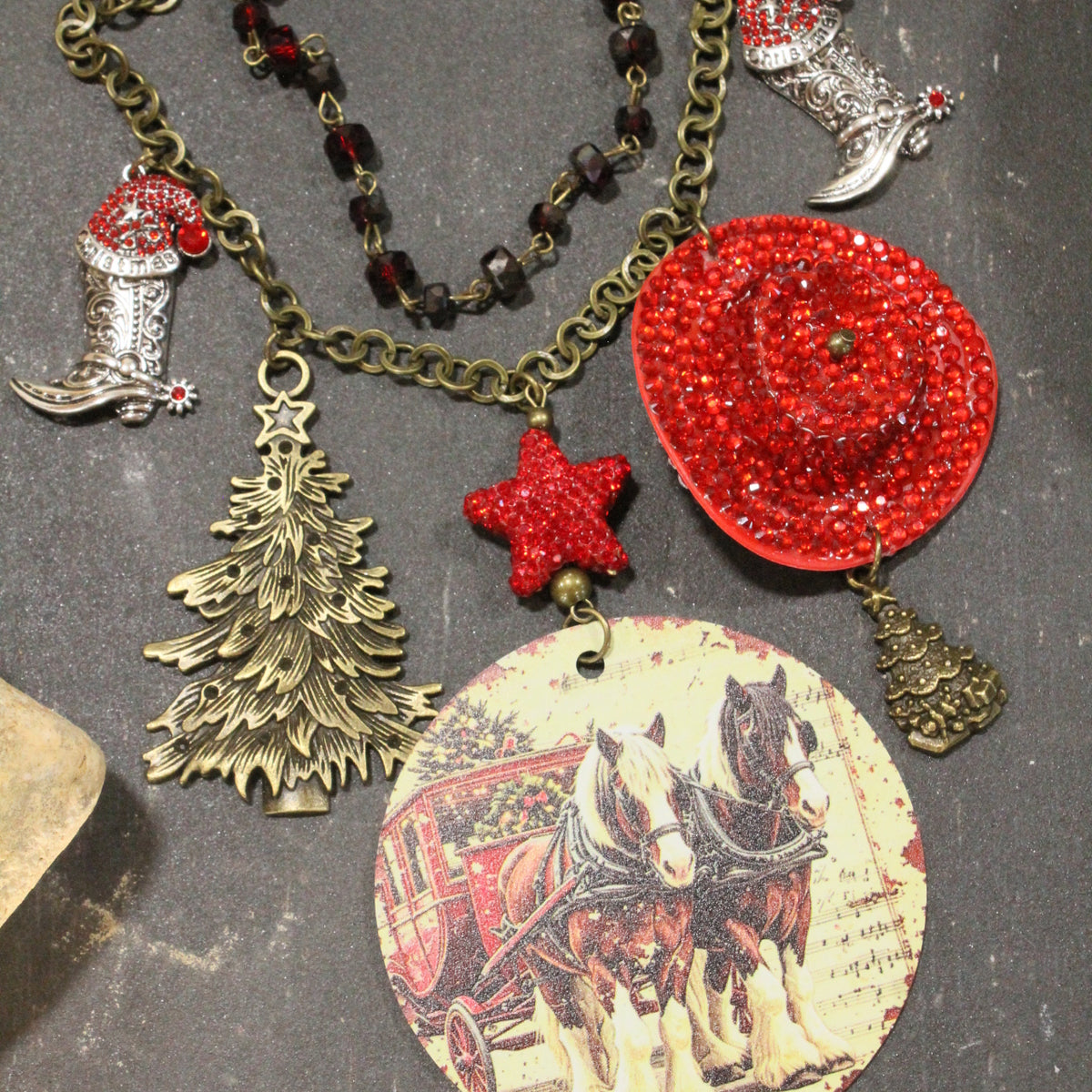 Nostalgic Christmas Memories Charm'd Necklace
