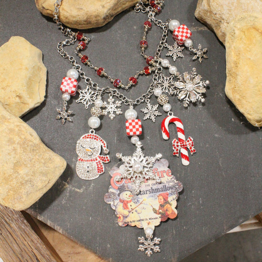 All Things Snow Charm'd Necklace