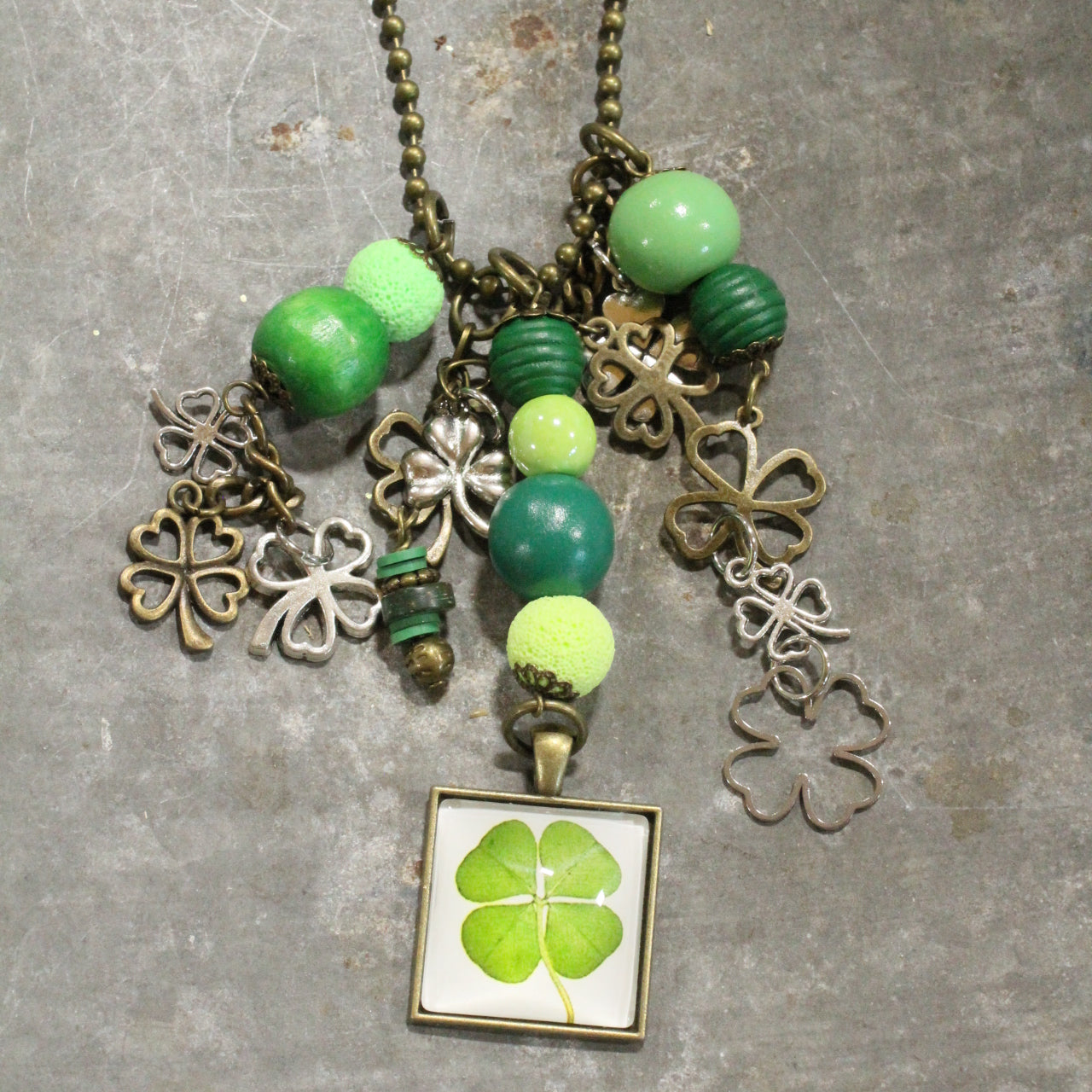 Loads of Luck Charmed Necklace