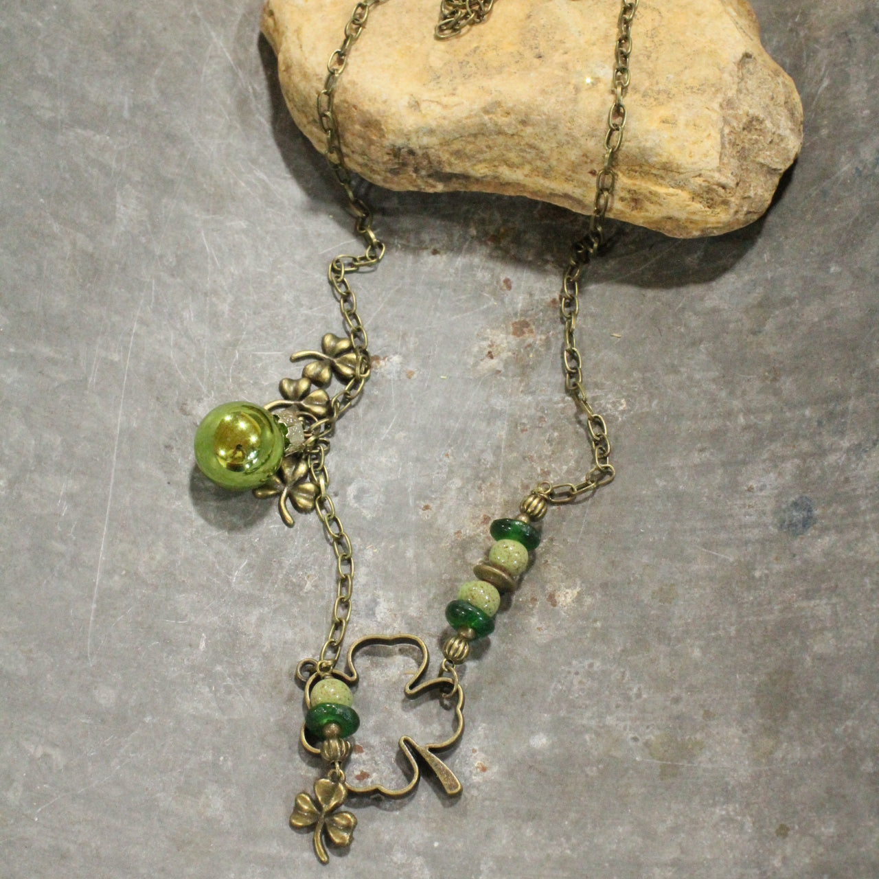 All Kinds Of Luck Shamrock Necklace