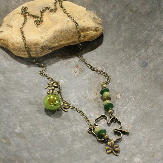 All Kinds Of Luck Shamrock Necklace