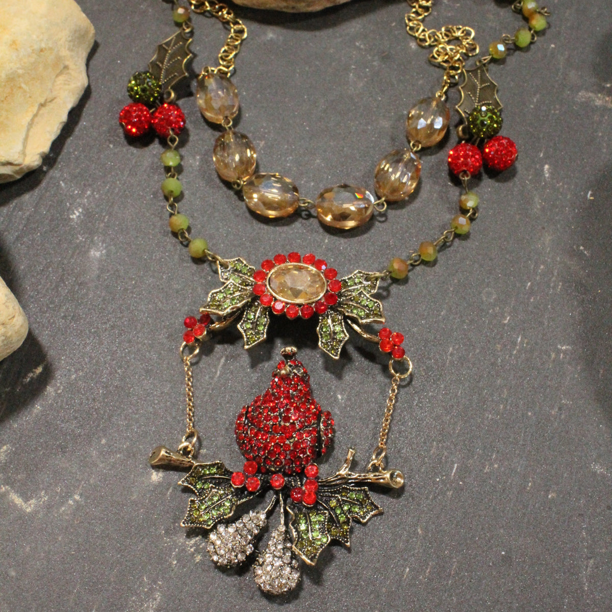 Partridge In A Pear Tree Layered Necklace
