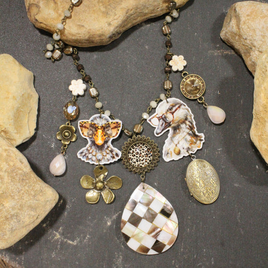 Crazy Goose Days Charm'd Necklace