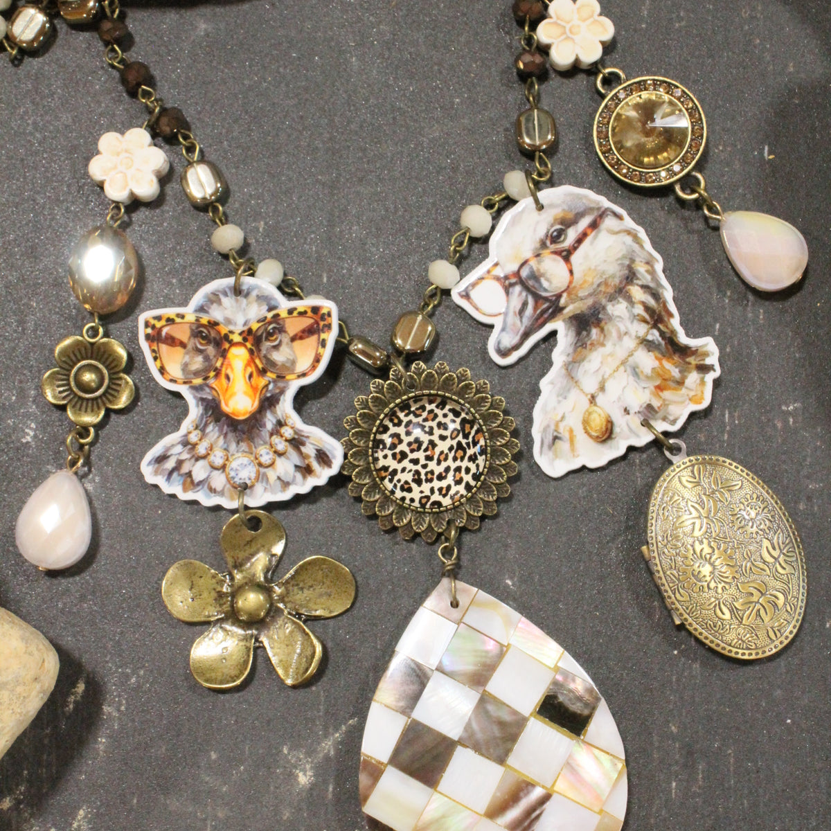 Crazy Goose Days Charm'd Necklace