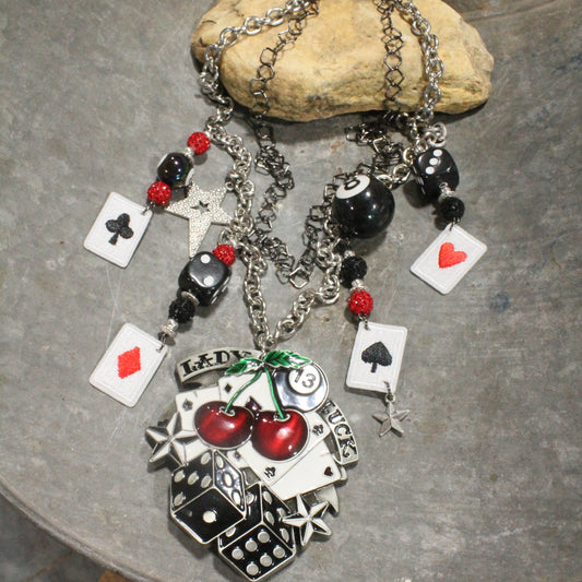 One Lucky Lady Charm'd Necklace